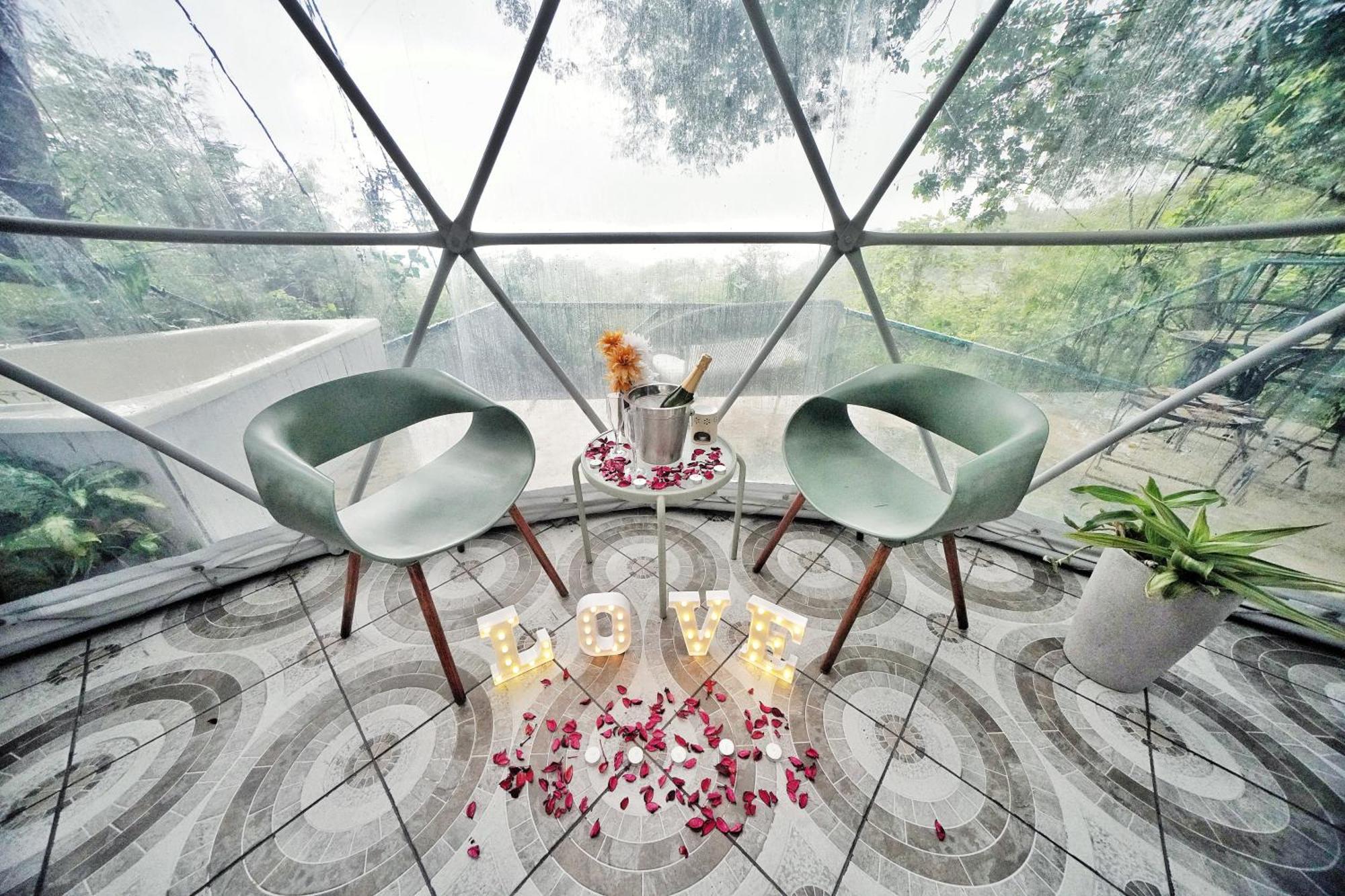 Domos Mirador Romantic Private Honeymoon Glamping Miramar Eksteriør bilde